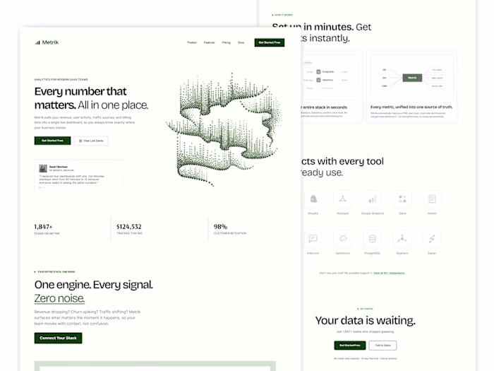 Metrik – Website Design & Development