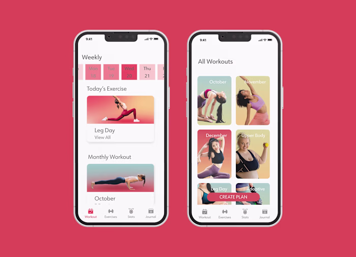 Body-Positive Glow Fitness App