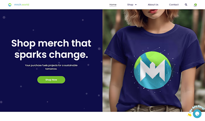 Ecommerce P.O.D. site Mrch.World