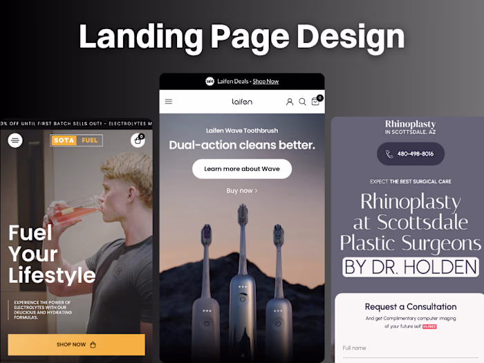 Landing Pages - Design & Development