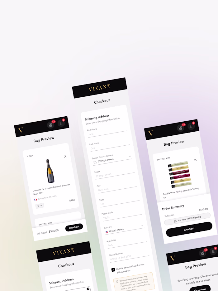 E-commerce experience