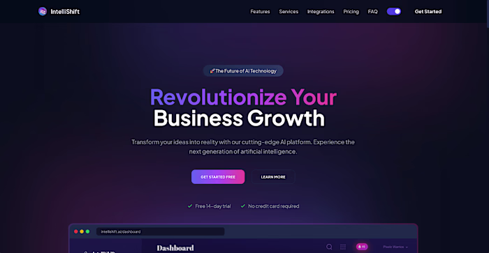 IntelliShift - Modern AI Platform