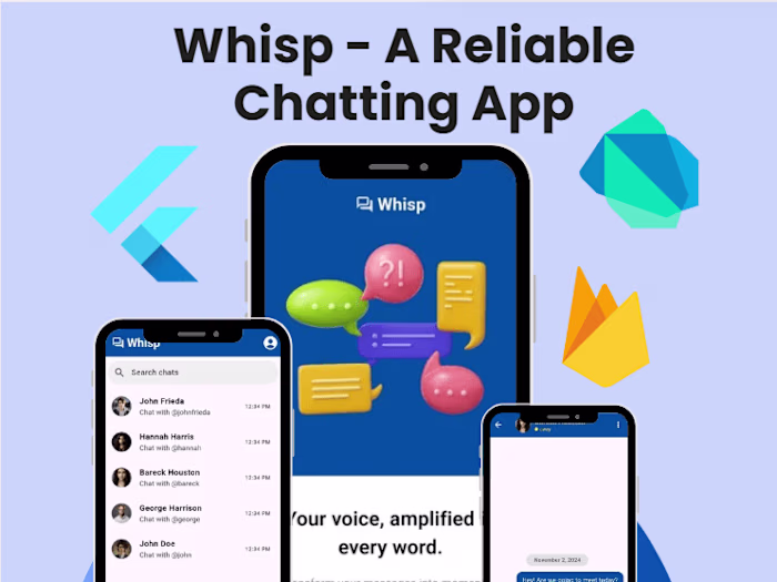Whisp - A Reliable Chatting Application