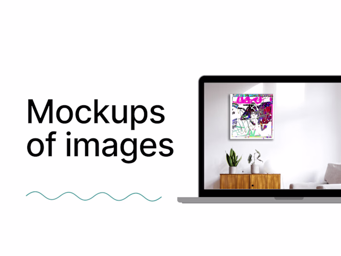 Images mockups - artists' collective