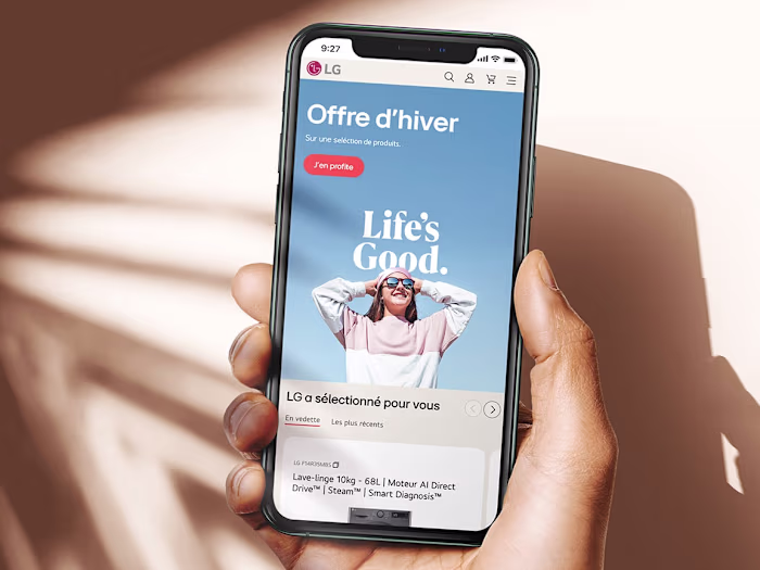 LG France -  Web Visual Creations (Banner, Social, Newsletter..)