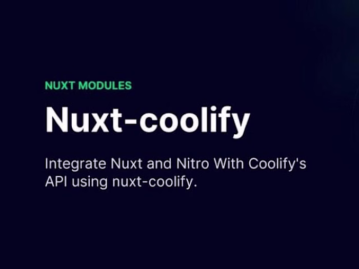 Official Nuxt Coolify Module: Deploy & Provision