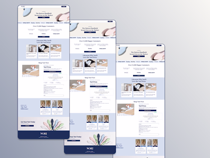 Nori Page Rebuilt On Instant