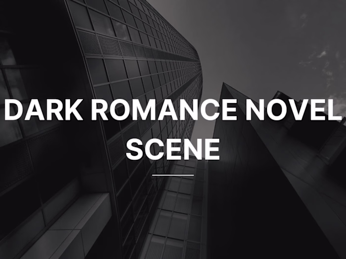 Dark Romance Novel Scene