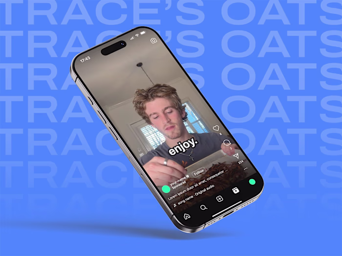 Trace's Oats – Short Form Video Editing