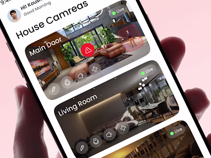 AI Security Camera App —