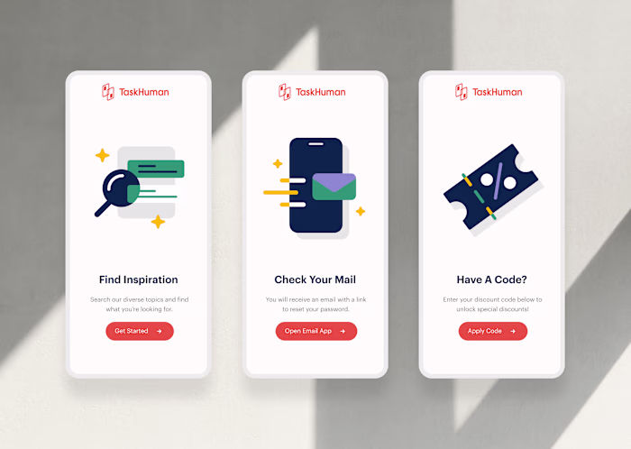 Digital Illustrations + Iconography for a 1:1 Video Coaching App