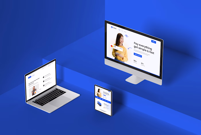 COCA Fintech Website Designed on