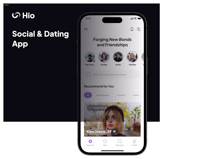 Hio - Dating App UX Design