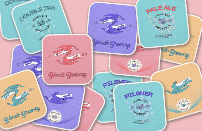 A beer brewery's brand identity and packaging