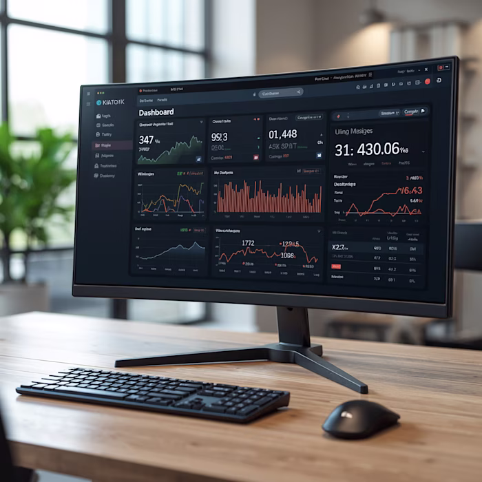 Professional Fintech Dashboard - UI/UX