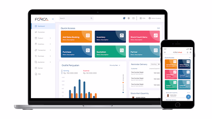 Optimize Interface and Experience FORCA ERP