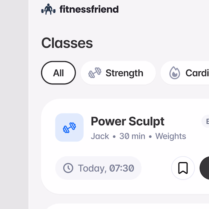 Some details from the fitness app I designed