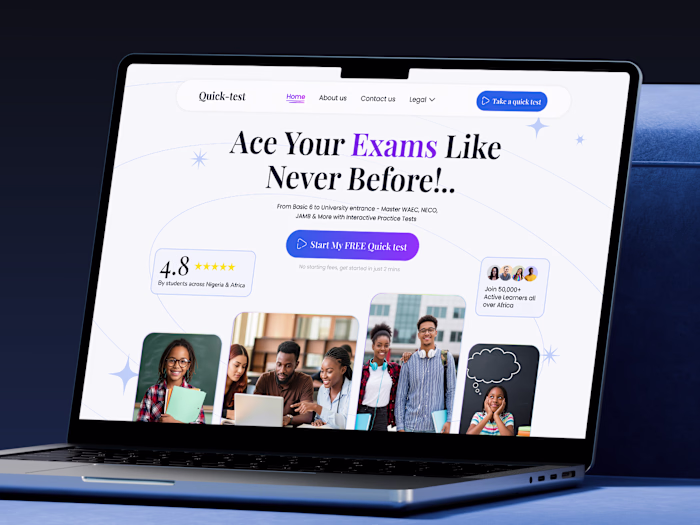 Quick-test - An Online learning platform (SAAS)