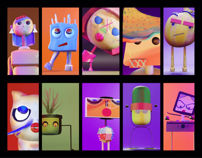 3D Character Design For Web & UI