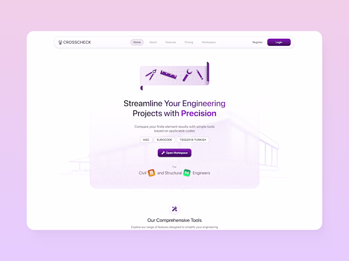 Engineering Saas Landing Page