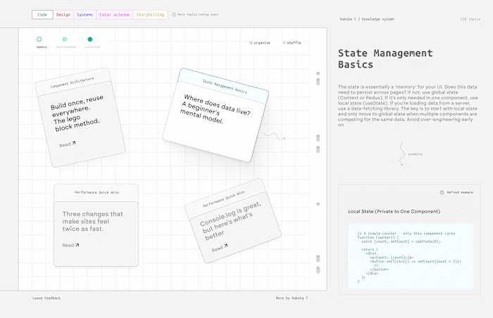 A web design concept that never made the cut
