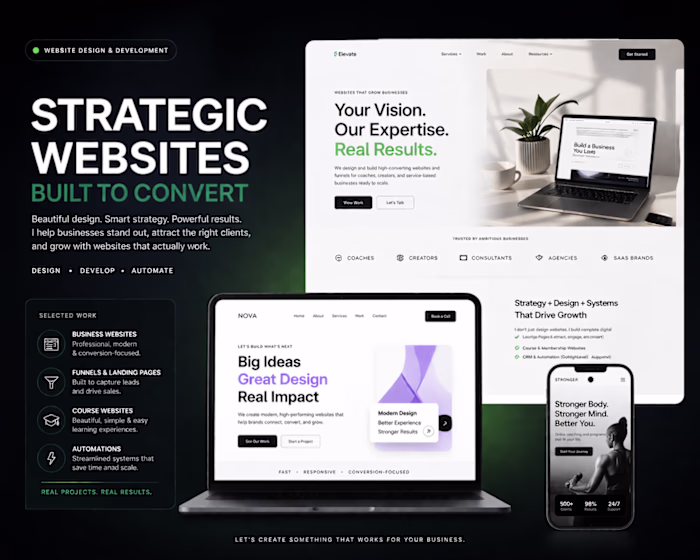 🚀 I Design Websites That