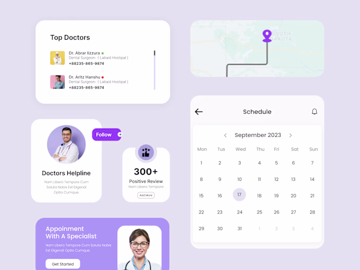 Medical Appointments App Design