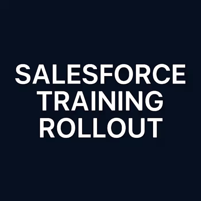 Salesforce Training Rollout | New York Fan Coil