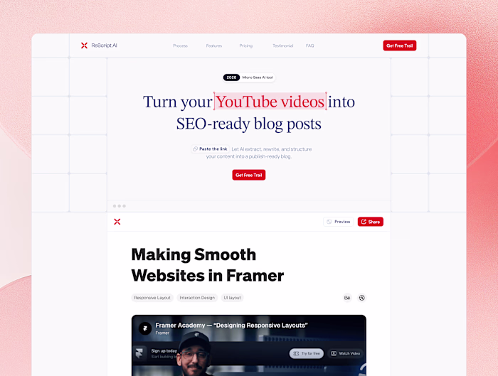 Check out My New Framer