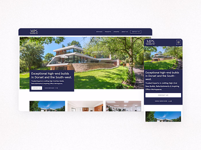 Webflow Website for high-end Home Builders