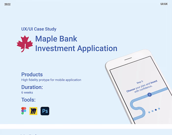 Maple Bank Investment App | Behance :: Behance