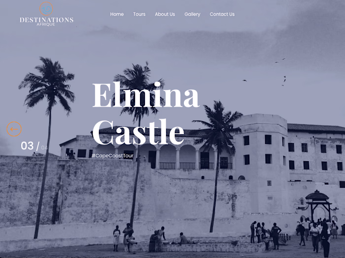 Custom-Developed Responsive Website for Destinations Afrique
