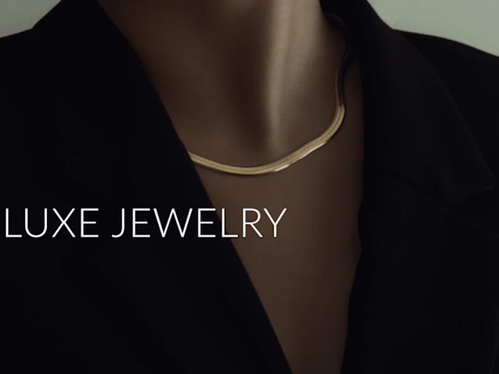 Web Design. Luxe Jewelry 