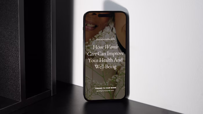 Tending To Your Womb | Pinterest Management & eBook Design 