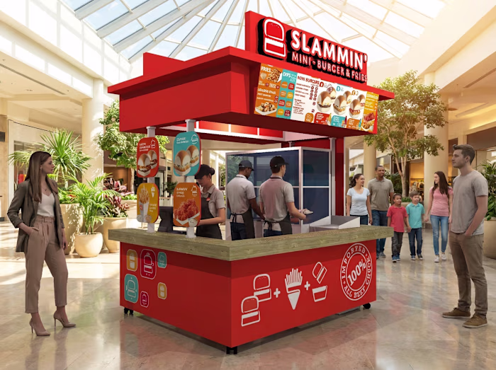 SLAMMIN Food Stall Design