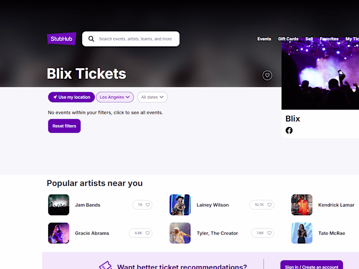 Blix Ticketing App