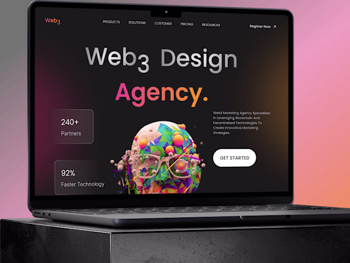 Web3 landing page