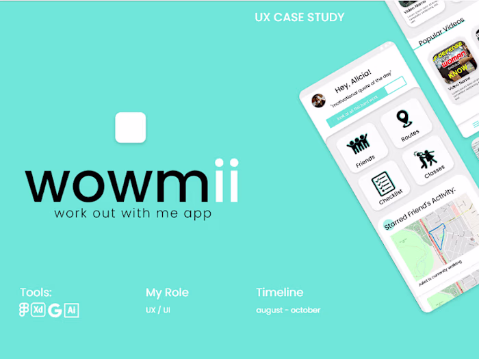 wowmii - mock app case study