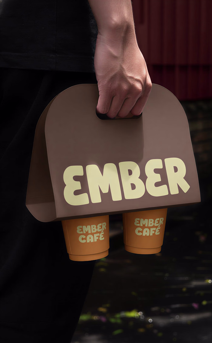 Ember Café Brand Identity Design