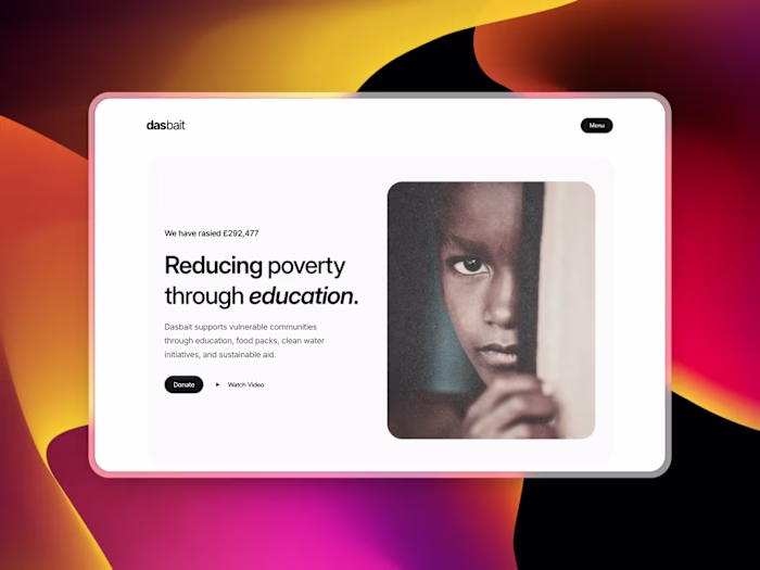 Dasbait Website Design for Non-Profit Impact