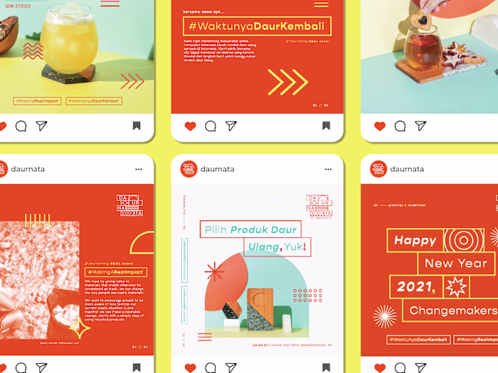 Daurnata Monthly Instagram Content 🍀