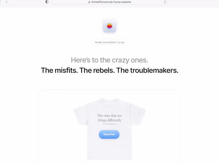 Think Different Club