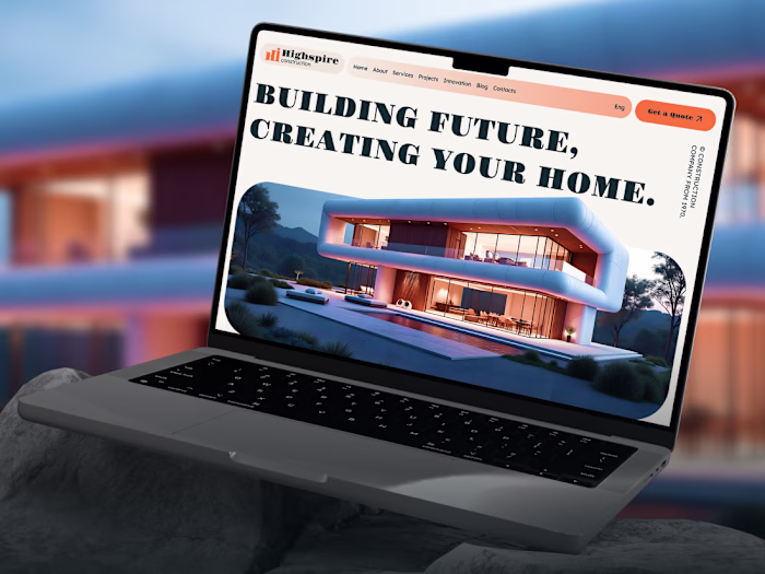 Construction CRM and website redesign