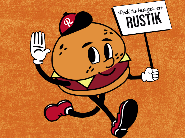 Mascot Design for Rustik Burgers