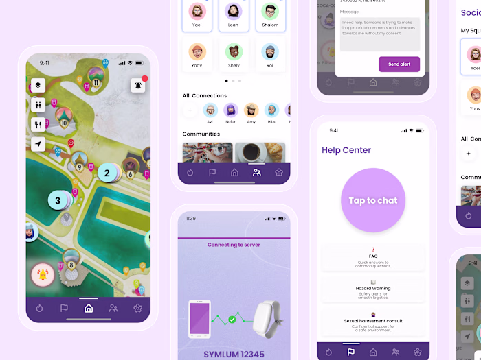 Music Festival Security Mobile App UI Design