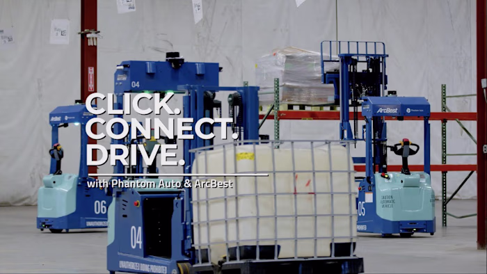 Click. Connect. Drive. | Remote-enabled Autonomous Forklifts wi…