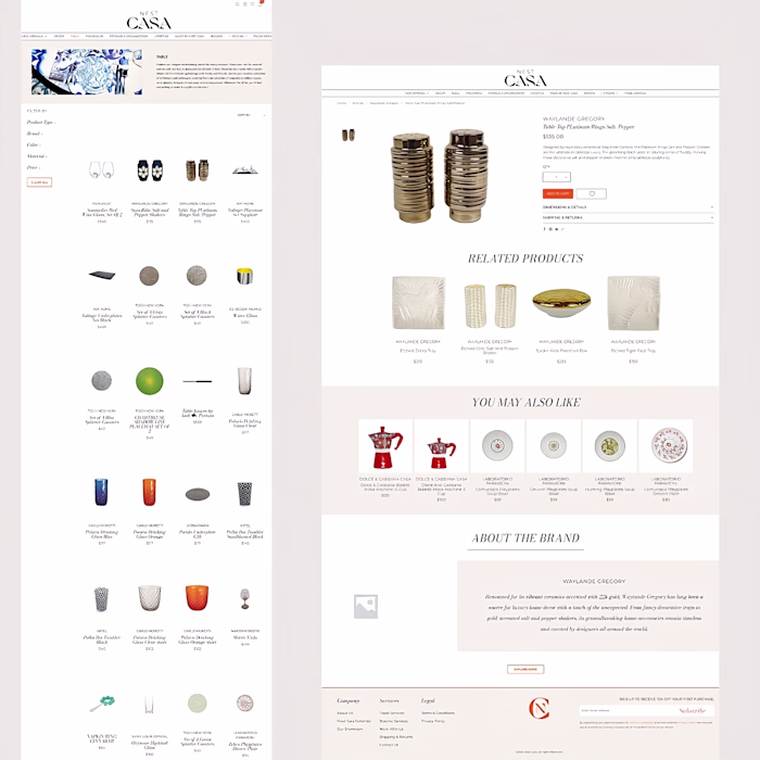NestCasa: E-Commerce Platform