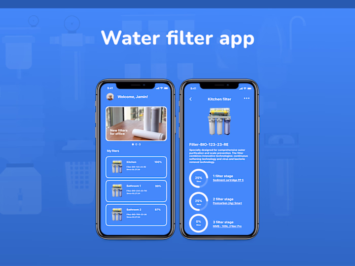 Water Filter UX/UI App