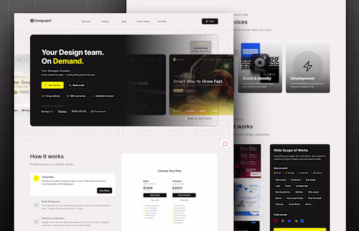 Wake up boys. New design improvement for http://Designgud.co.