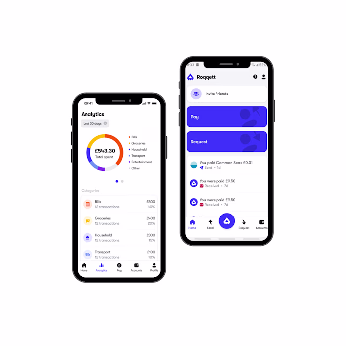 Roqqett App Spend Insights